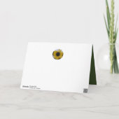 Zonnebloem Kaleidoscope Green Moederdag Kaart (Achterkant)