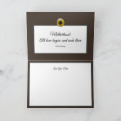 Zonnebloem Kaleidoscope Kaart Moederdag (Binnen)