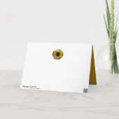 Zonnebloem Kaleidoscope Kaart van de Moederdag Gol (Achterkant)