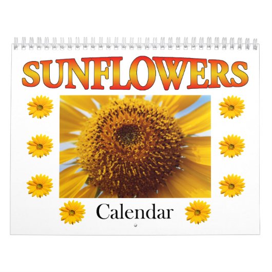 zonnebloem kalender (Hoes)