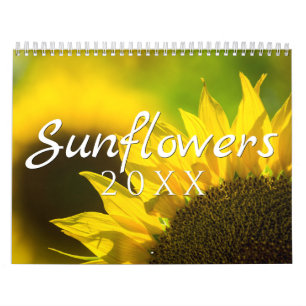 Zonnebloem Kalender - 12 Foto Collectie