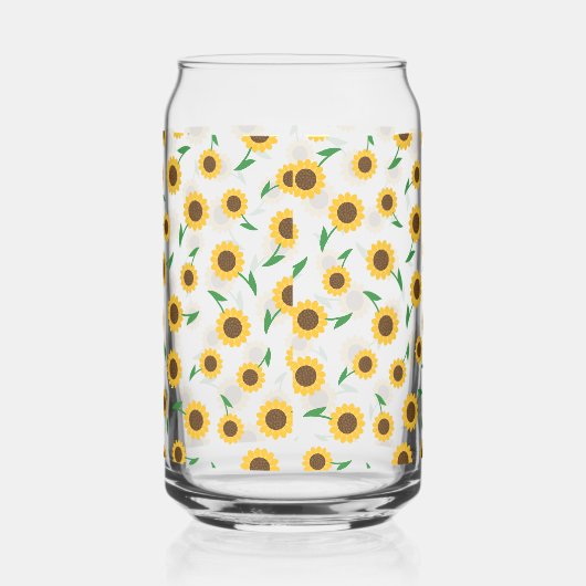 Zonnebloem kan glas (Rechts)