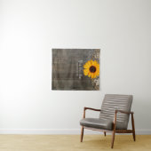 Zonnebloem Kanten Bruiloft Foto Booth Achtergrond Wandkleed (In Situ (horizontaal))