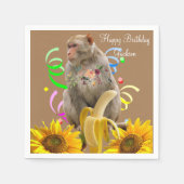 Zonnebloem Kapenpapier Napkins Servet (Voorkant)