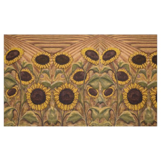 Zonnebloem Katoen of poly Stof (Fat Quarter)