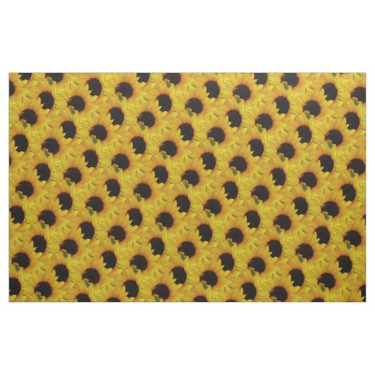 Zonnebloem Katoen of poly Stof (Fat Quarter)