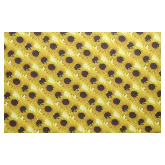 Zonnebloem Katoen of poly Stof (Fat Quarter)