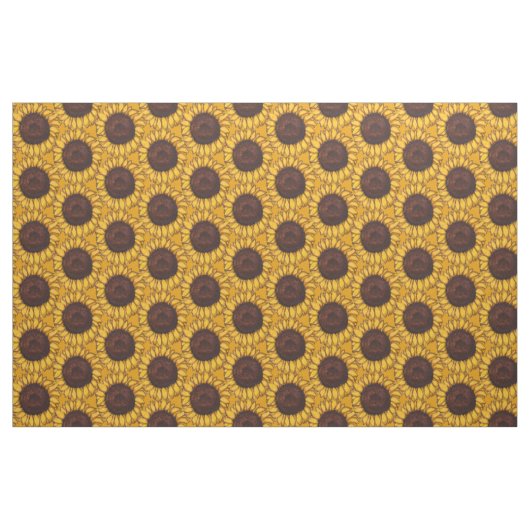 Zonnebloem Katoen of poly Stof (Fat Quarter)