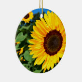 Zonnebloem Keramisch Ornament (Rechts)