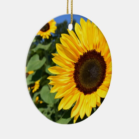 Zonnebloem Keramisch Ornament (Rechts)