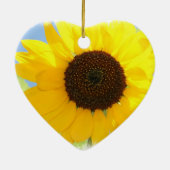 Zonnebloem Keramisch Ornament (Achterkant)