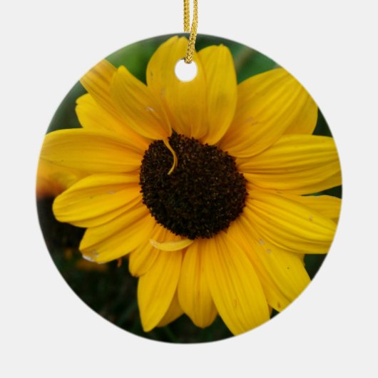Zonnebloem Keramisch Ornament (Voorkant)