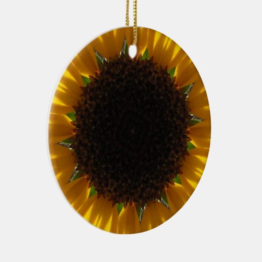 Zonnebloem Keramisch Ornament (Rechts)