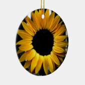 Zonnebloem Keramisch Ornament (Rechts)