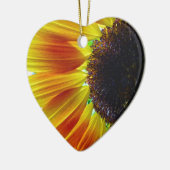 Zonnebloem Keramisch Ornament (Links)