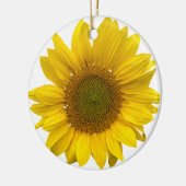 Zonnebloem Keramisch Ornament (Links)