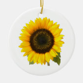 Zonnebloem Keramisch Ornament (Voorkant)