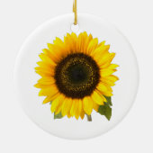 Zonnebloem Keramisch Ornament (Achterkant)