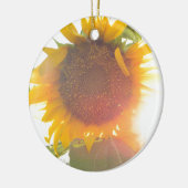 Zonnebloem Keramisch Ornament (Links)