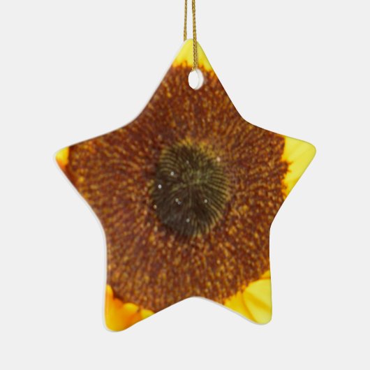 Zonnebloem Keramisch Ornament (Rechts)