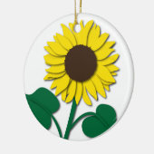 Zonnebloem Keramisch Ornament (Links)