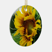 Zonnebloem Keramisch Ornament (Rechts)