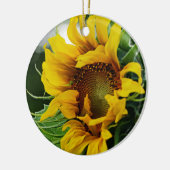 Zonnebloem Keramisch Ornament (Links)