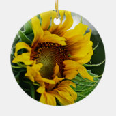 Zonnebloem Keramisch Ornament (Achterkant)