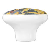 Zonnebloem Keramische aantrekking/knop Knop (Zijkant)