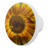 Zonnebloem Keramische Knop (Rechts)