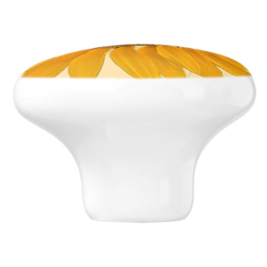 Zonnebloem Keramische romp Knop (Zijkant)