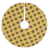 Zonnebloem kerstboom Zonnebloem Kunstboomrokken Rok (Voorkant)