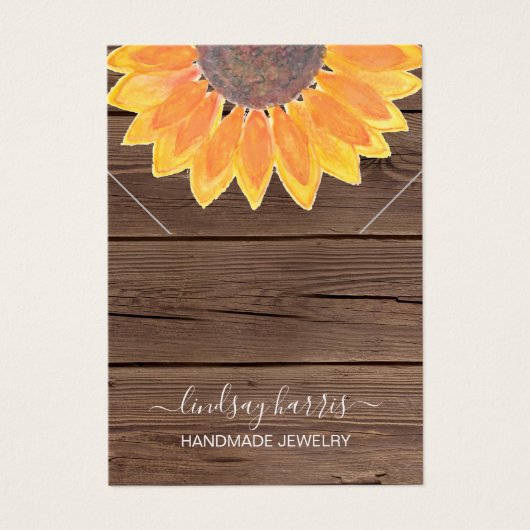 Zonnebloem Ketting Joodse Kaart (Voorkant)