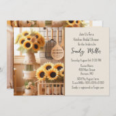 Zonnebloem Keuken Bruidsfeest Kaart (Voorkant / Achterkant)