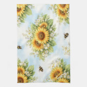 Zonnebloem Keukendoek Theedoek (Verticaal)
