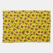 Zonnebloem Keukenhanddoek (Horizontaal)