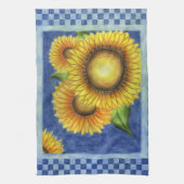 Zonnebloem Keukenhanddoek (Verticaal)