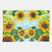 Zonnebloem Keukenhanddoek | Zonne Keuken Decor (Horizontaal)
