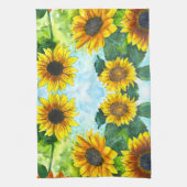 Zonnebloem Keukenhanddoek | Zonne Keuken Decor (Verticaal)