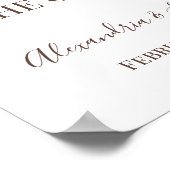 Zonnebloem Kies een zitplaats aan weerszijden van Poster (Hoek)