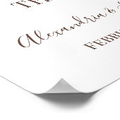 Zonnebloem Kies een Zitplaats zonder zijspanteken Poster (Hoek)