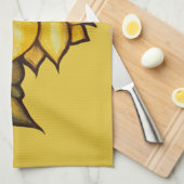 Zonnebloem Kikkerbloem Theedoek (Quarter Fold)