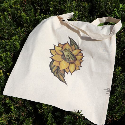 Zonnebloem Kikkerbloem Tote Bag