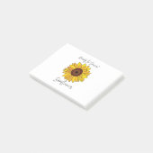 Zonnebloem klaar om te schijnen Zonnebloem Post-it® Notes (Schuin)