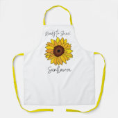 Zonnebloem klaar om te schitteren Zonnebloem Schort (Voorkant)