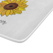 Zonnebloem klaar om te schitteren Zonnebloem Snijplank (Hoek)