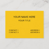 Zonnebloem klaar om te schitteren Zonnebloem Visitekaartje (Achterkant)