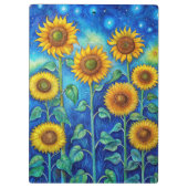 Zonnebloem Klembord (Achterkant)