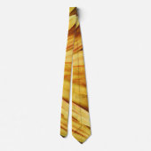 Zonnebloem Kleur Geel bruine Mannen Stropdas (Achterkant)