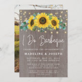 Zonnebloem Klimlichten die ik doe met BBQ Engageme Kaart (Voorkant / Achterkant)